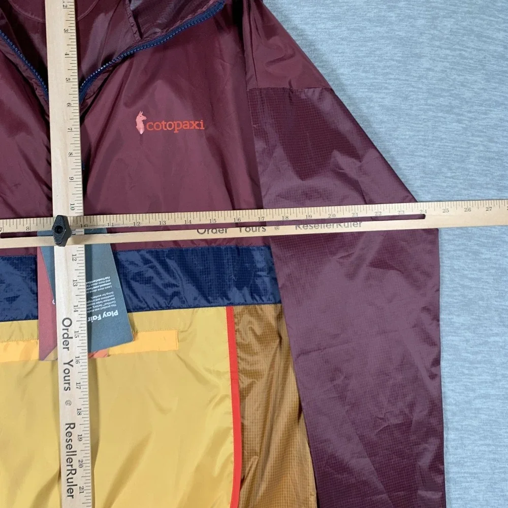 Cotopaxi Jacket Mens Small Multicolor Teca Half Zip Windbreaker Hooded Packable‎